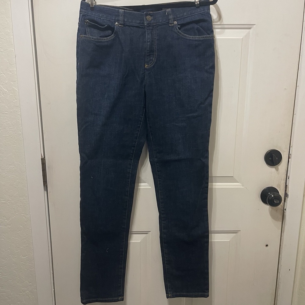 American Living Women's 12 Straight Leg Dark Blue Jeans